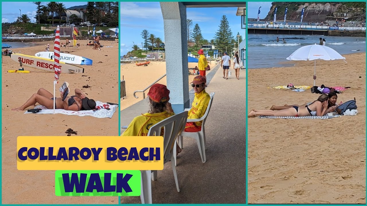 [4K] Collaroy Beach Walk | Northern Beaches | #beach #eyeloveview #walkingtour
