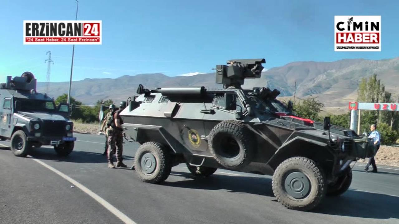 Erzincan'da Kaçan Teröristler Aranıyor