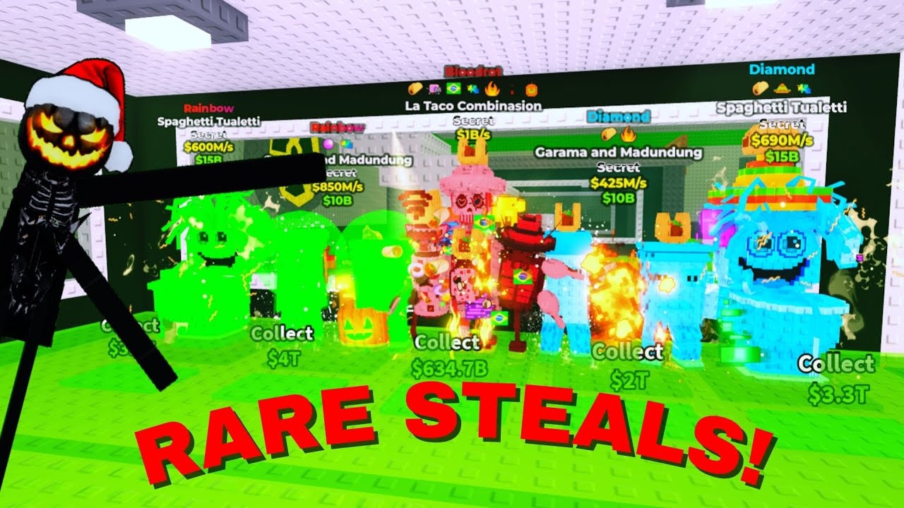 КРАЖУ СУПЕР РЕДКИЕ ВЕЩИ ЗА ПОСЛЕДНИЕ НЕСКОЛЬКО ДНЕЙ! Укради Brainrot ROBLOX!