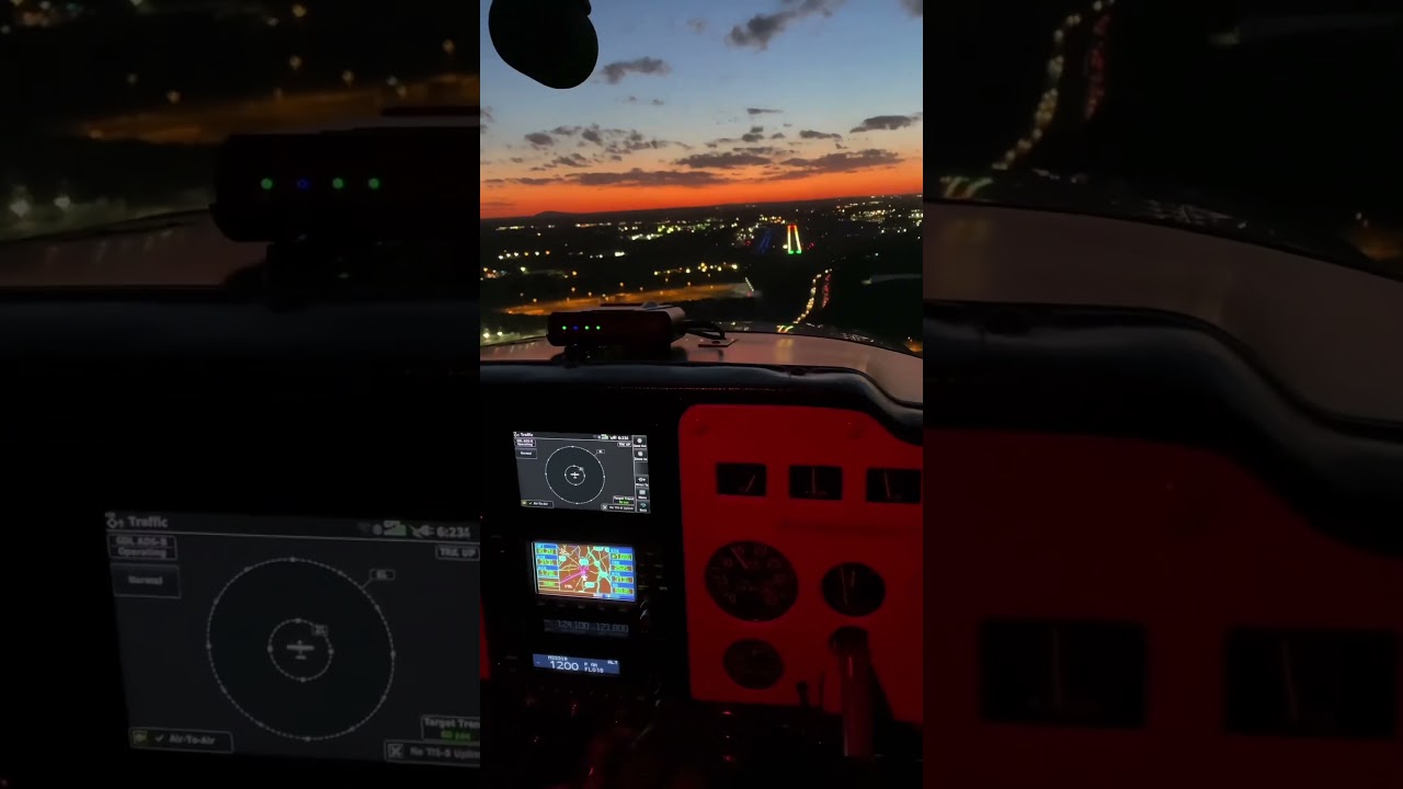 Asking ATC to turn down the runway lights #aviation #atc #flying