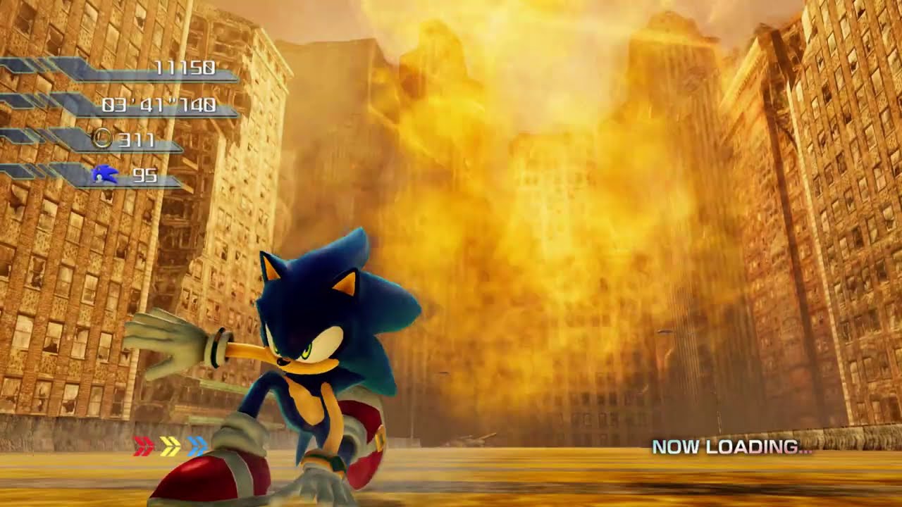 Sonic 06: Crisis City: S Rank, NO Damage, 500+ Rings (P-06 PC)