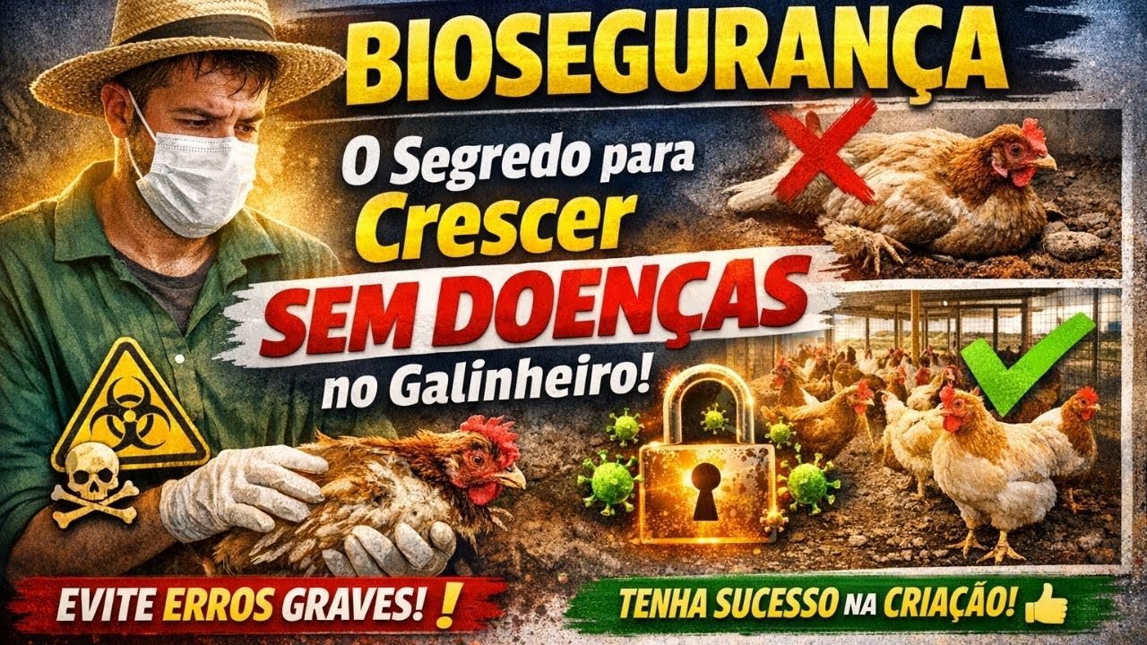 BIOSEGURANÇA: O Segredo dos Criadores que Crescem SEM Doenças no Galinheiro!