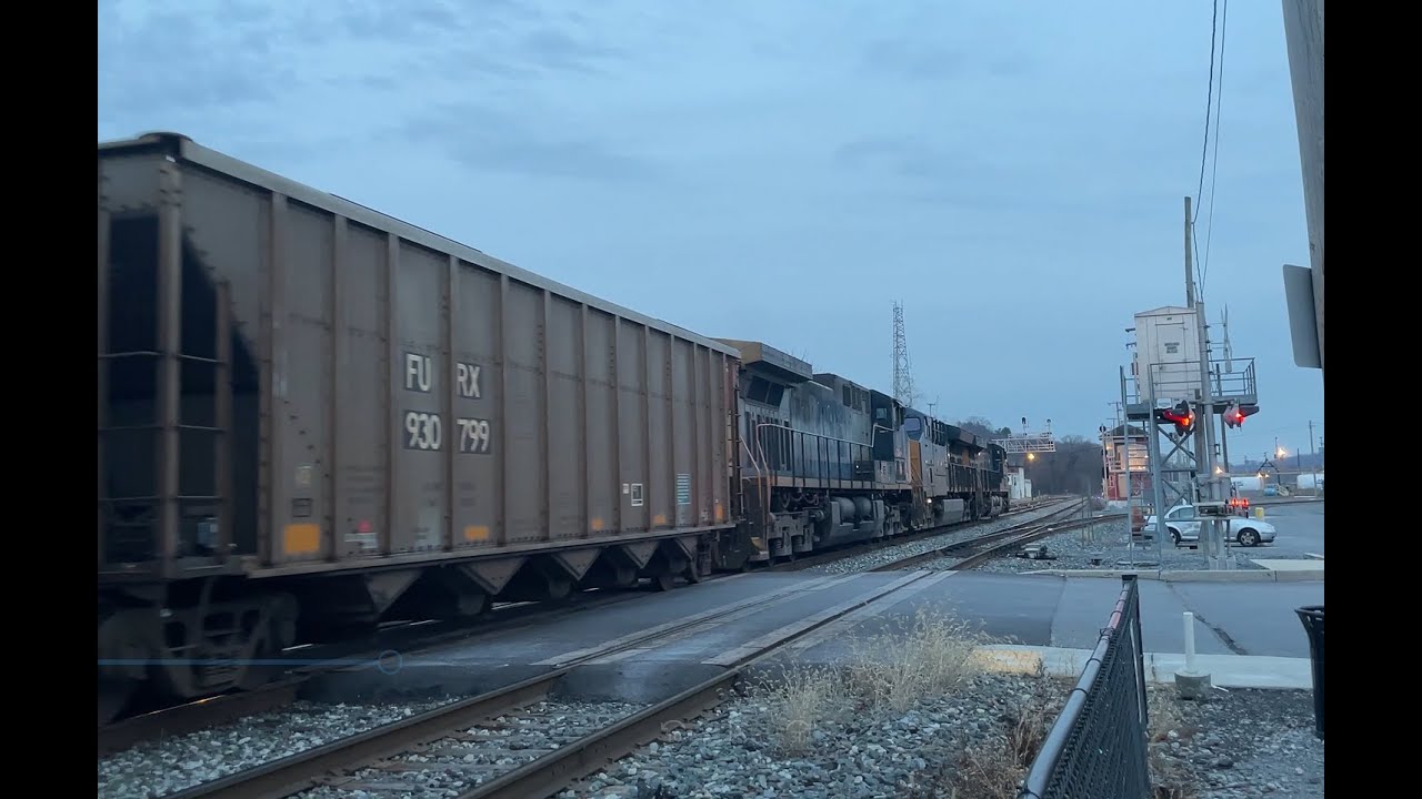 Amtrak, Marc, and CSX trains in Brunswick, MD.