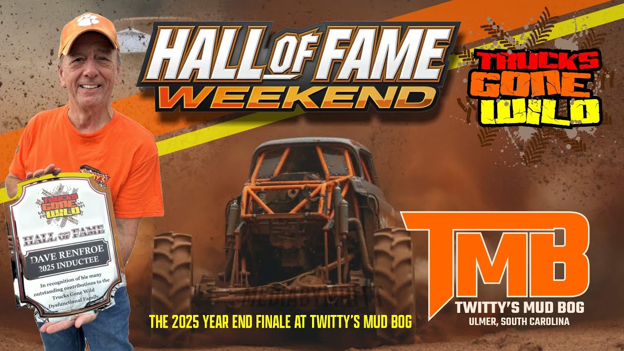 В Южной Каролине на фестивале Twittys Mud Bog снова пройдет уикенд, посвященный Залу славы автосп...
