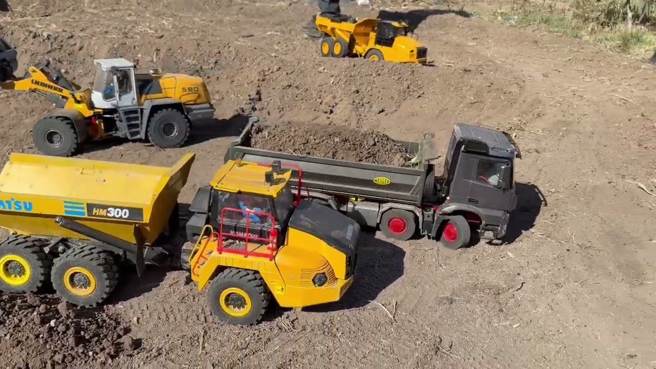 #22 Buluşma / Meet 05.10.2025 | Liebherr L580 Loader Komatsu Mercedes 1/14 kumandalı RC Kamyon Kepçe