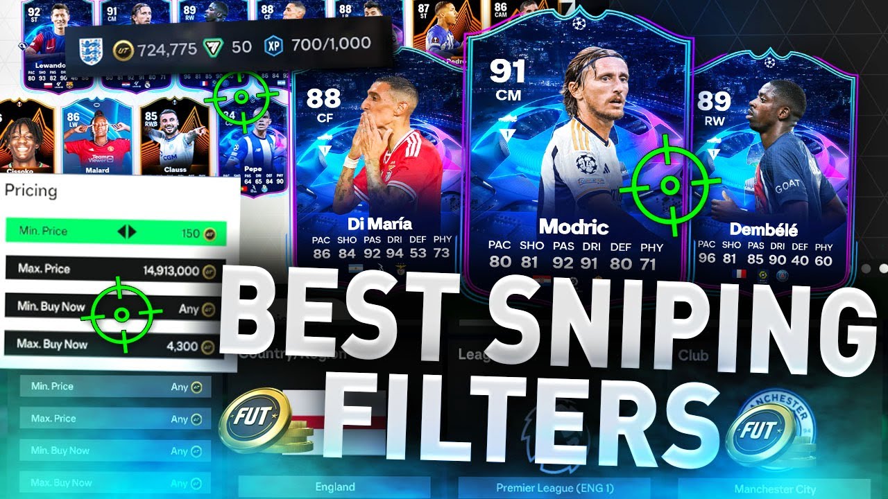 OMG!! THESE SNIPING FILTERS ARE INSANE... 😍 (MAKE COINS FAST) #FC24