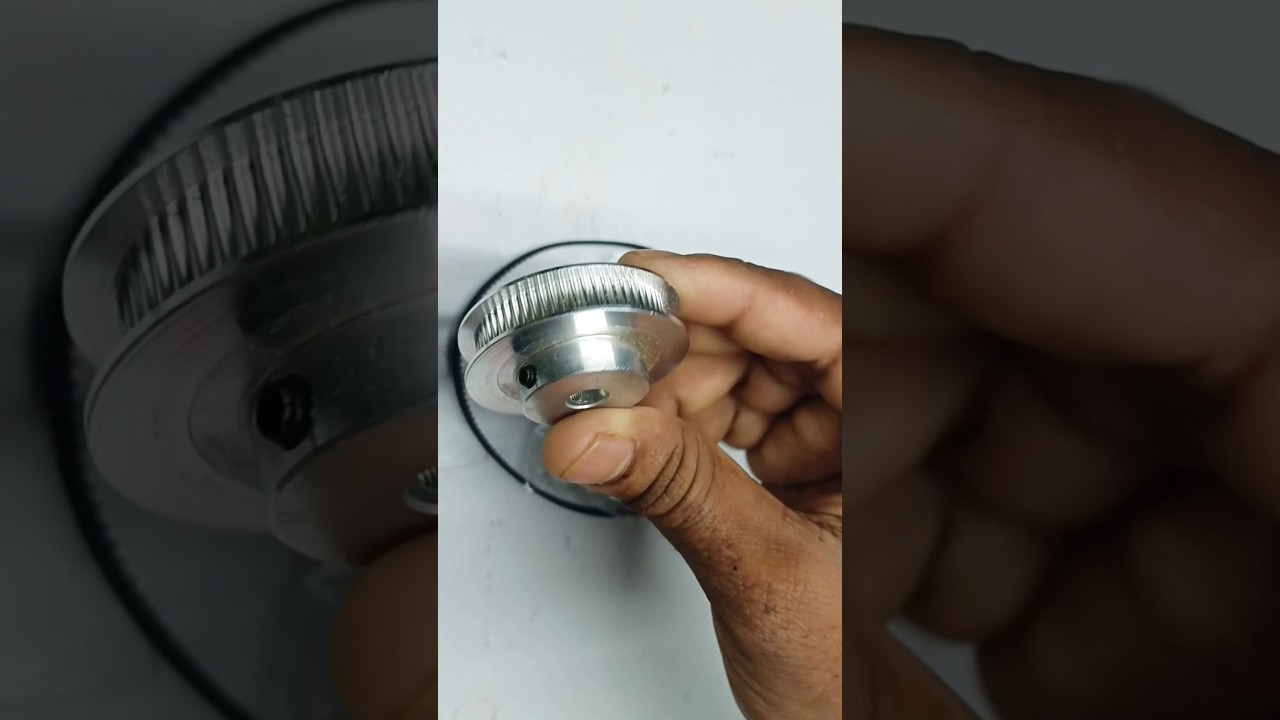 Idler Pulley and Belt || 3D printed Pulley || #mrbongjogaru #project #diy #pulley #motor #unboxing
