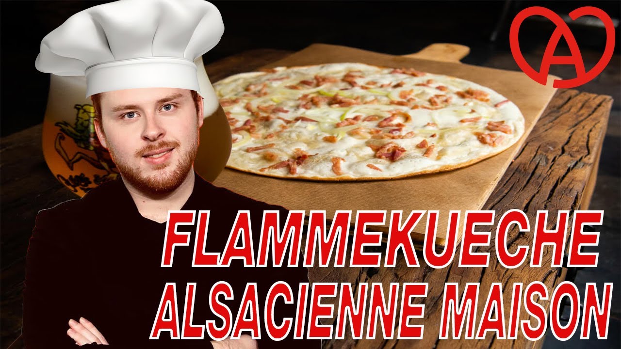 Ma recette de la FLAMMEKUECHE à faire à la maison