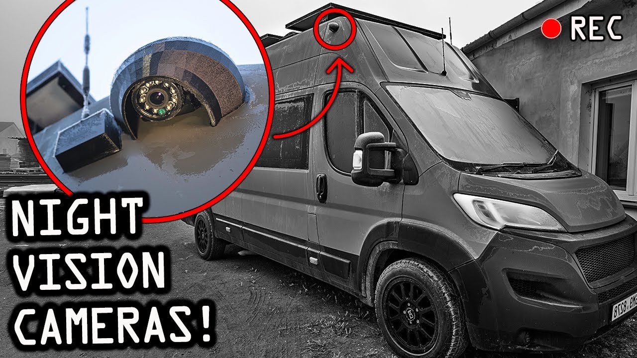 Cameras Record our CAMPERVAN 24/7 ⚠️ Winter Van Build S2E8