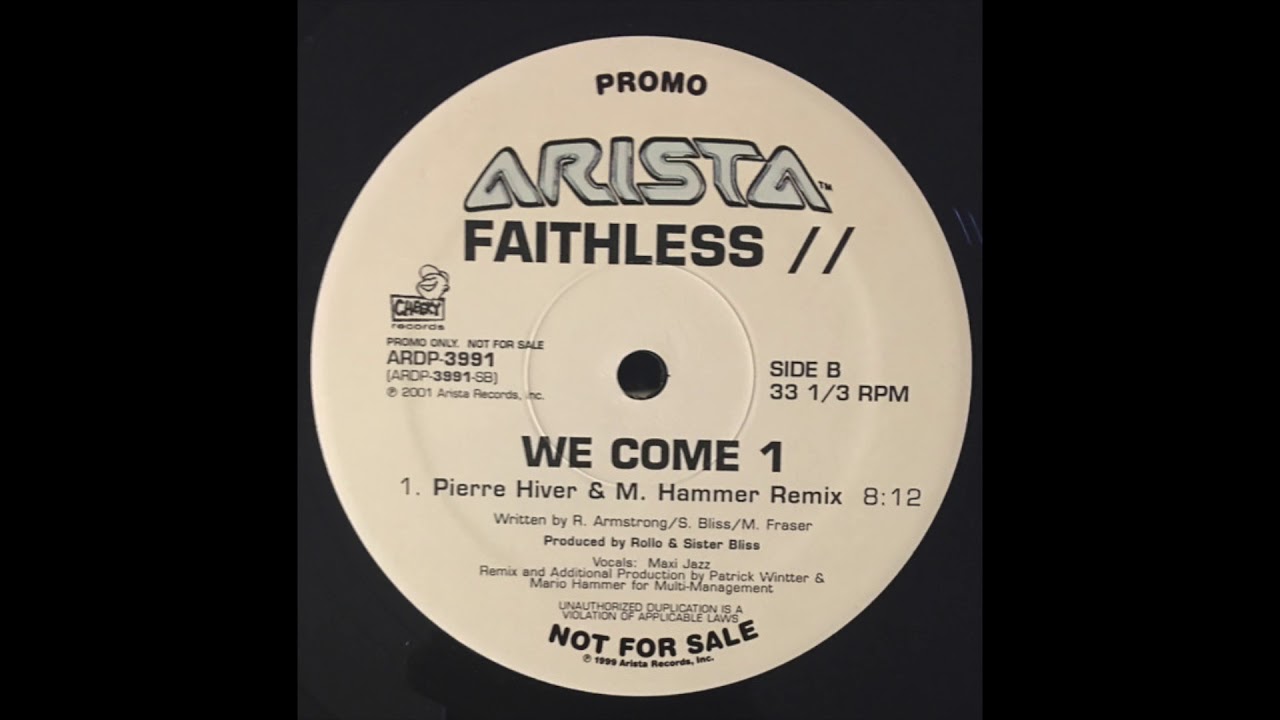 Faithless - We Come 1 (Pierre Hiver & M. Hammer Remix) (2001)