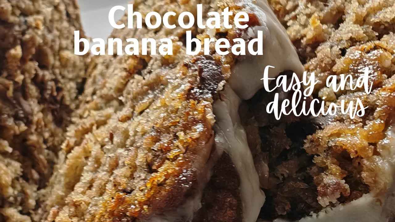 Soft and moist! Chocolate banana bread | easy and delicious!