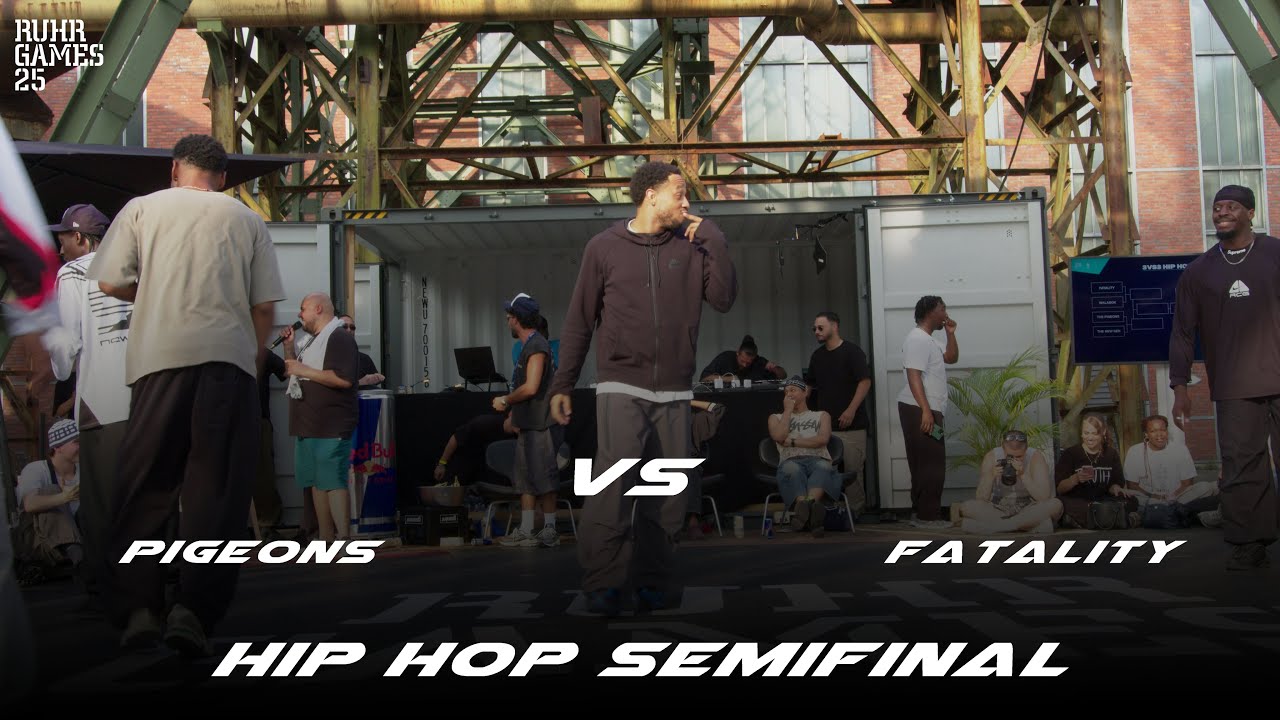 Pigeons (Gio Jeems Luciano) VS Fatality (Le K Axelito Breeze) | 3vs3 Hip Hop Top 4 | Ruhr Games 2025