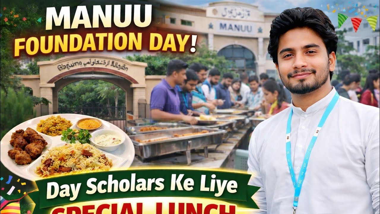 MANUU Foundation Day 2026 | Celebration Vlog | College Life | MANUU Hydrabad | Central University 