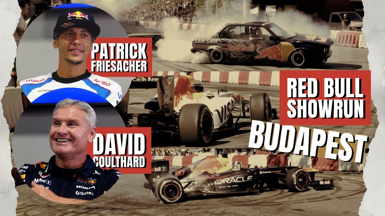 Bömbölő F1-es autók, fánkok, gumifüst, interjúk és mókamester Coulthard