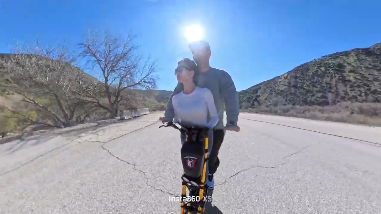 Ride through Piru Gorge to Pyramid Rock
