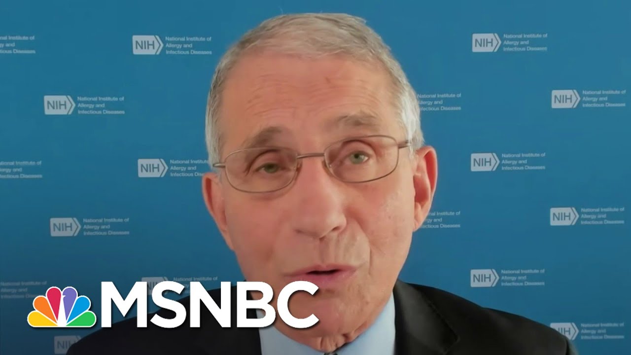 Dr. Fauci Says Pfizer Could Have Doses Of Vaccine Available By December | Andrea Mitchell | MSNBC
