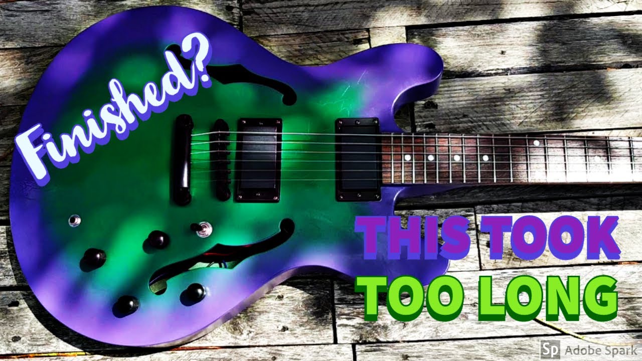 Harley Benton HB35 Re Finish / Build | Jim Root Humbuckers