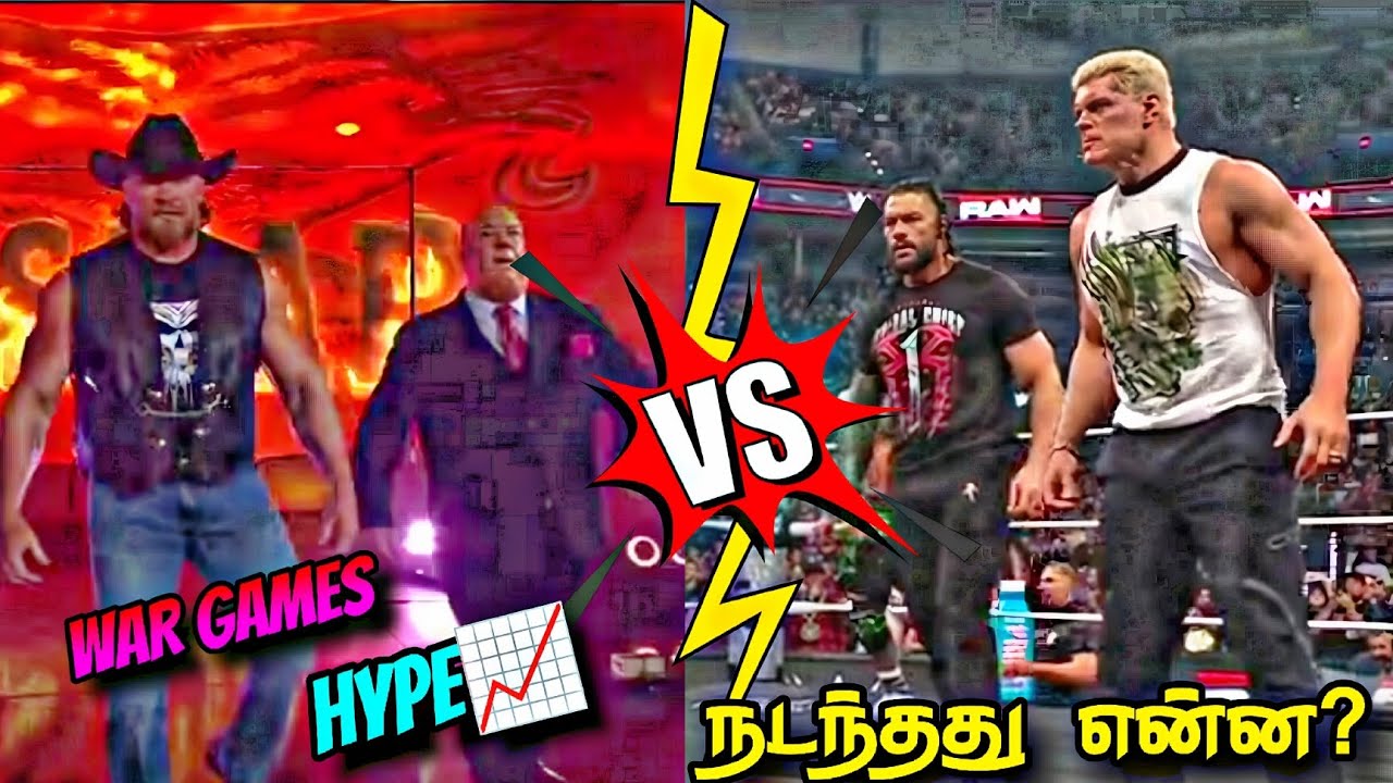 TEAM Roman Regins vs Team Brock lesnar‼️WWE Today Raw Ending... நடந்தது என்ன?.... தமிழ் 