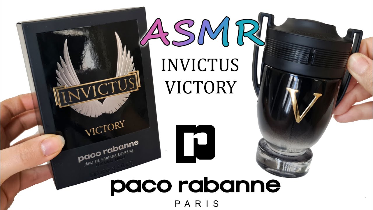 ASMR UNBOXING INVICTUS VICTORY PACO RABANNE PERFUME (no music asmr background sound)
