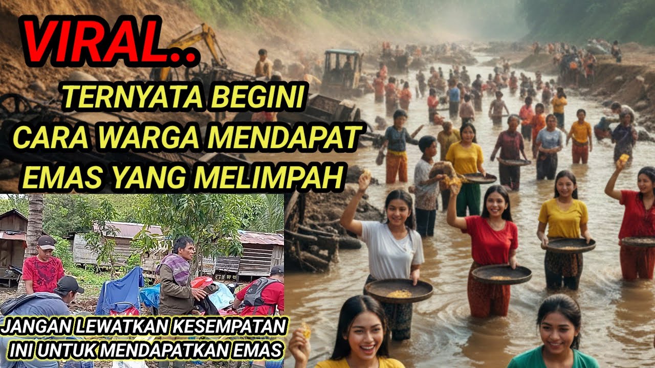 Rahasia Bang Khairil! Cara Mencari Emas dengan Mudah dan Cepat