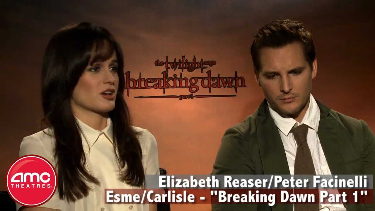 Peter Facinelli And Elizabeth Reaser Talks Twilight Breaking Dawn Part 1 With AMC