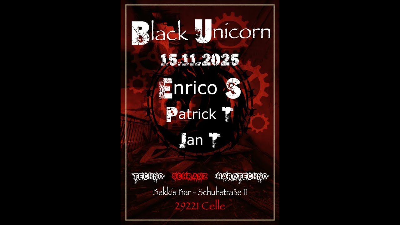 Jan T. - Black Unicorn 15.11.25 Live @ Bekkis Bar