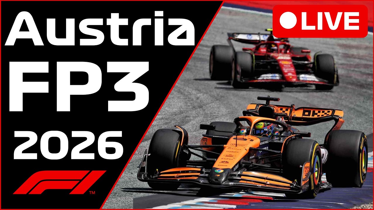 🔴F1 LIVE -  AUSTRIA FP3 - Commentary + Live Timing