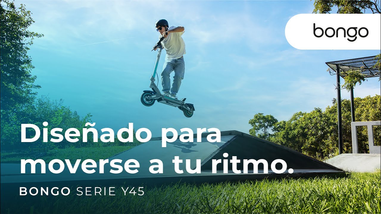Patinete el&eacute;ctrico Bongo Serie Y45 de 750 W y autonom&iacute;a de 45 km. Ruedas de 10&rdquo; y doble suspensi&oacute;n.