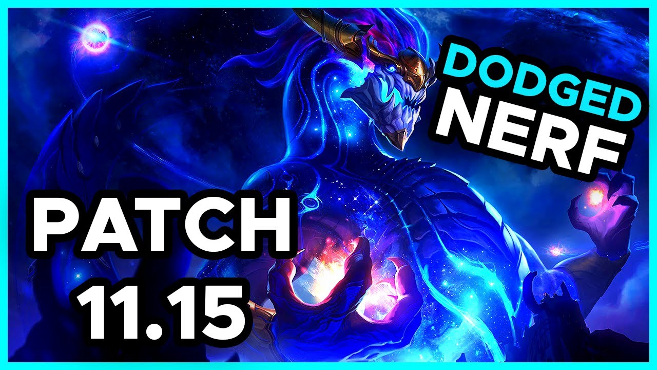 Final Patch notes 11.15 - League of Legends