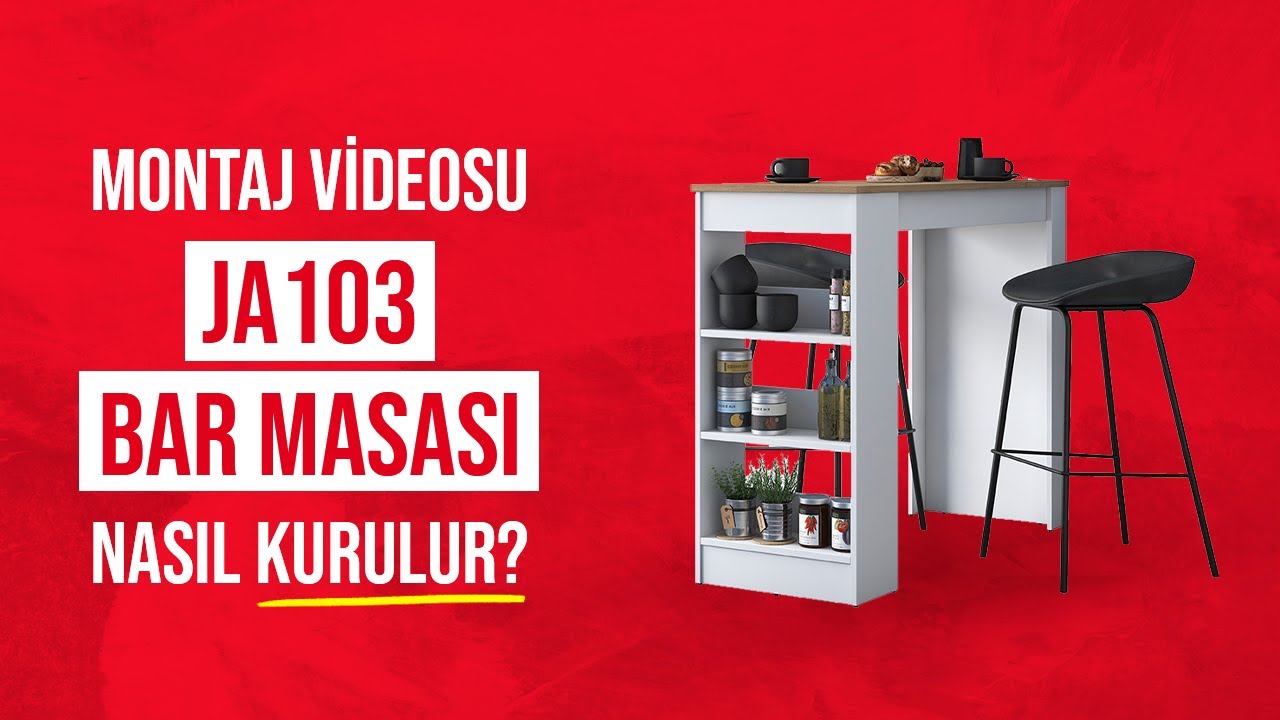 Rani Mobilya JA103 Mutfak Masası Kurulum Montaj Videosu