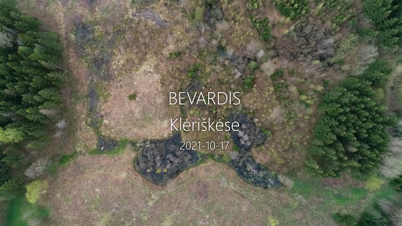Bevardis ežeras Klėriškėse