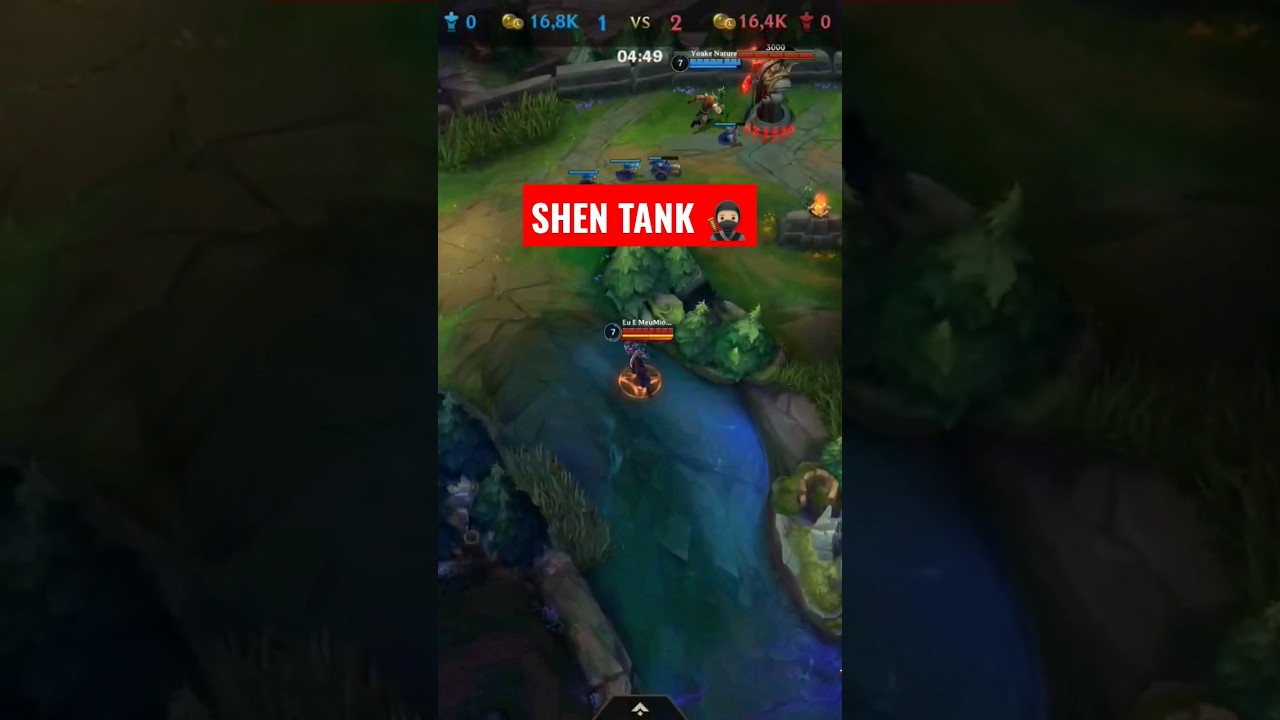 SHEN TANK SOLO LANE GAMEPLAY WILD RIFT LEAGUE OF LEGENDS #wildrift #leagueoflegends #shen