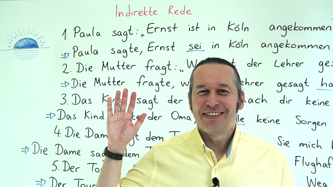 German B2 INTENSIV Lesson - 25 Indirect Rede