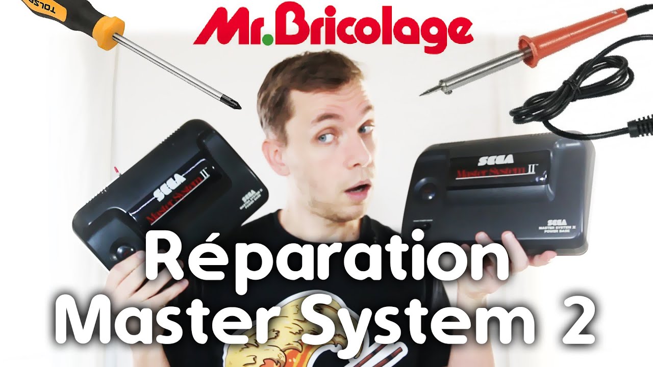 RÉPARATION DE DEUX MASTER SYSTEM 2, PANNE ALIMENTATION ET VIDEO !! 🤓