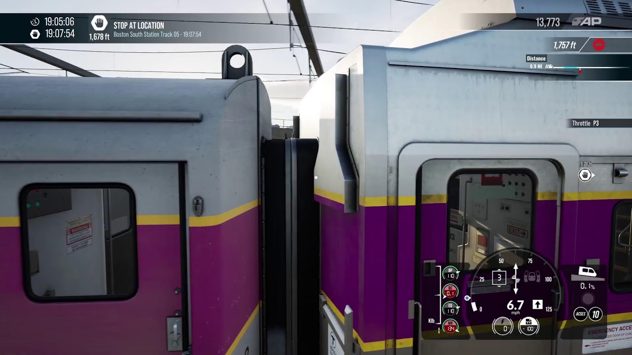 LIVE STREAM TSW6 MBTA HSP46 Boston - Providence #823