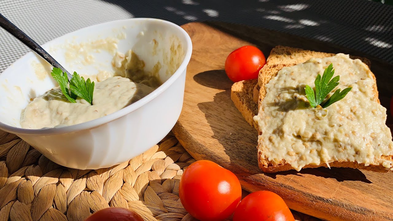 Namaza od patlidzana - Zdravo i ukusno Pasteta od patlidzana  - Eggplantes Cream- CooKing Recepti