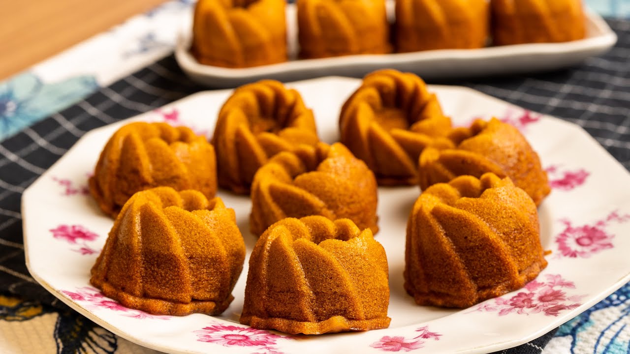 Apam Gula Hangus sukatan cawan