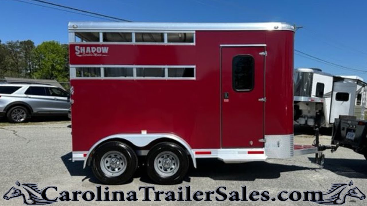 2022 Shadow Bumper Pull 2 Horse Trailer Tour | Slant Load, Lightweight, All Aluminum, Versatile! 🐎🐎