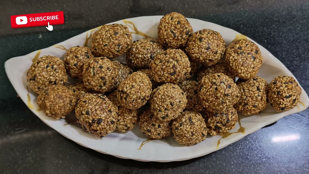 घर पर 10 मिनट में तिल गुड़ के लड्डू | आसान रेसिपी | #tilgudladoo #tilgur #nidansweets #EasyRecipe