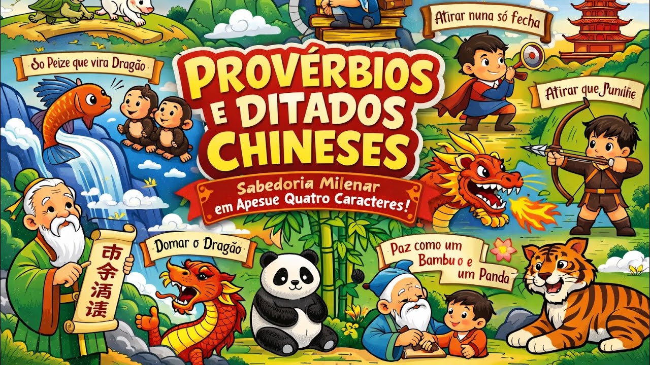 Provérbios e ditados chineses (chengyu) 