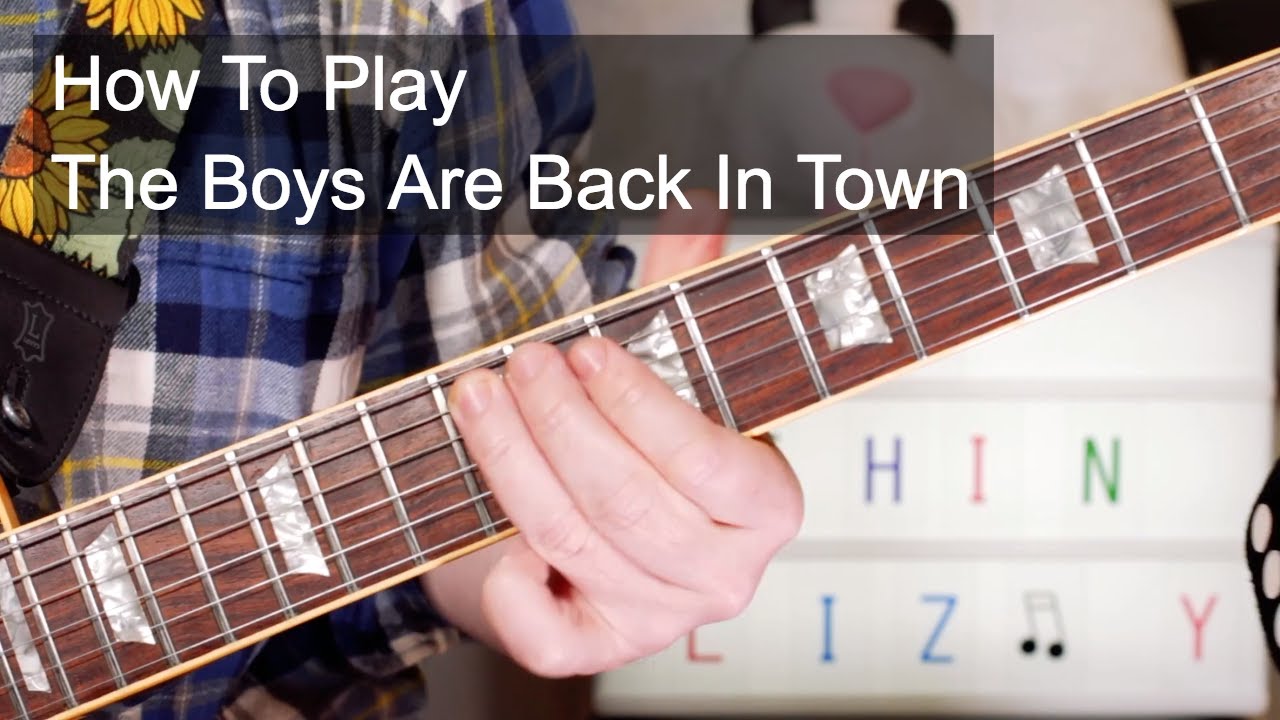 'The Boys Are Back In Town' Thin Lizzy Guitar Lesson