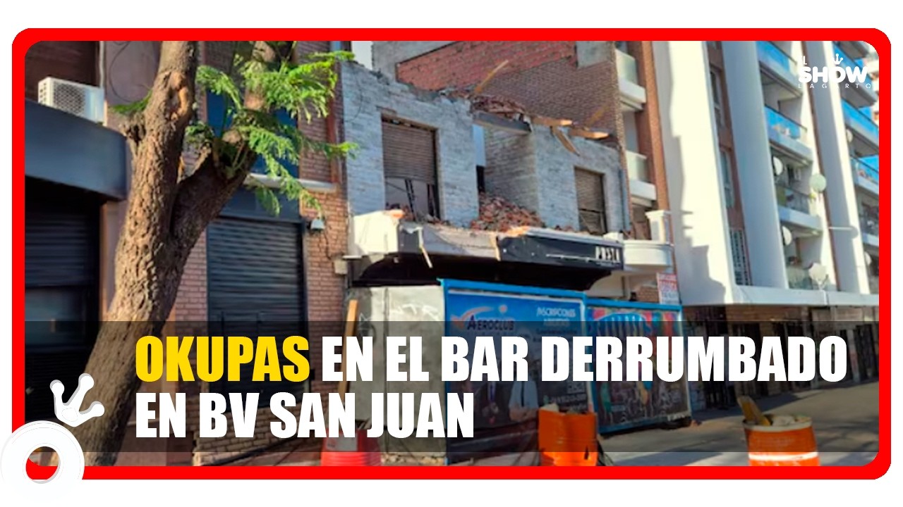 Crisis en Bv San Juan: el bar derrumbado ahora es una base de okupas y preocupa a los vecinos