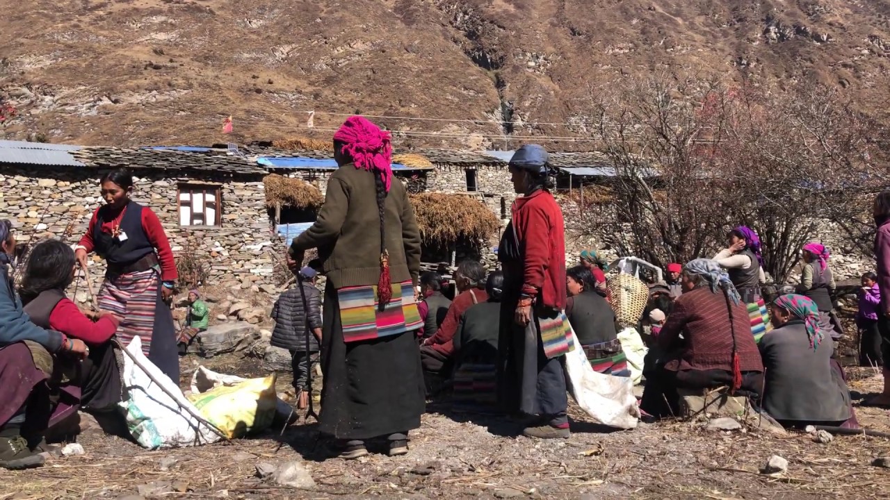 People of Samagaon tackle the local environmental issue, Gorkha District, Nepal, November 2019