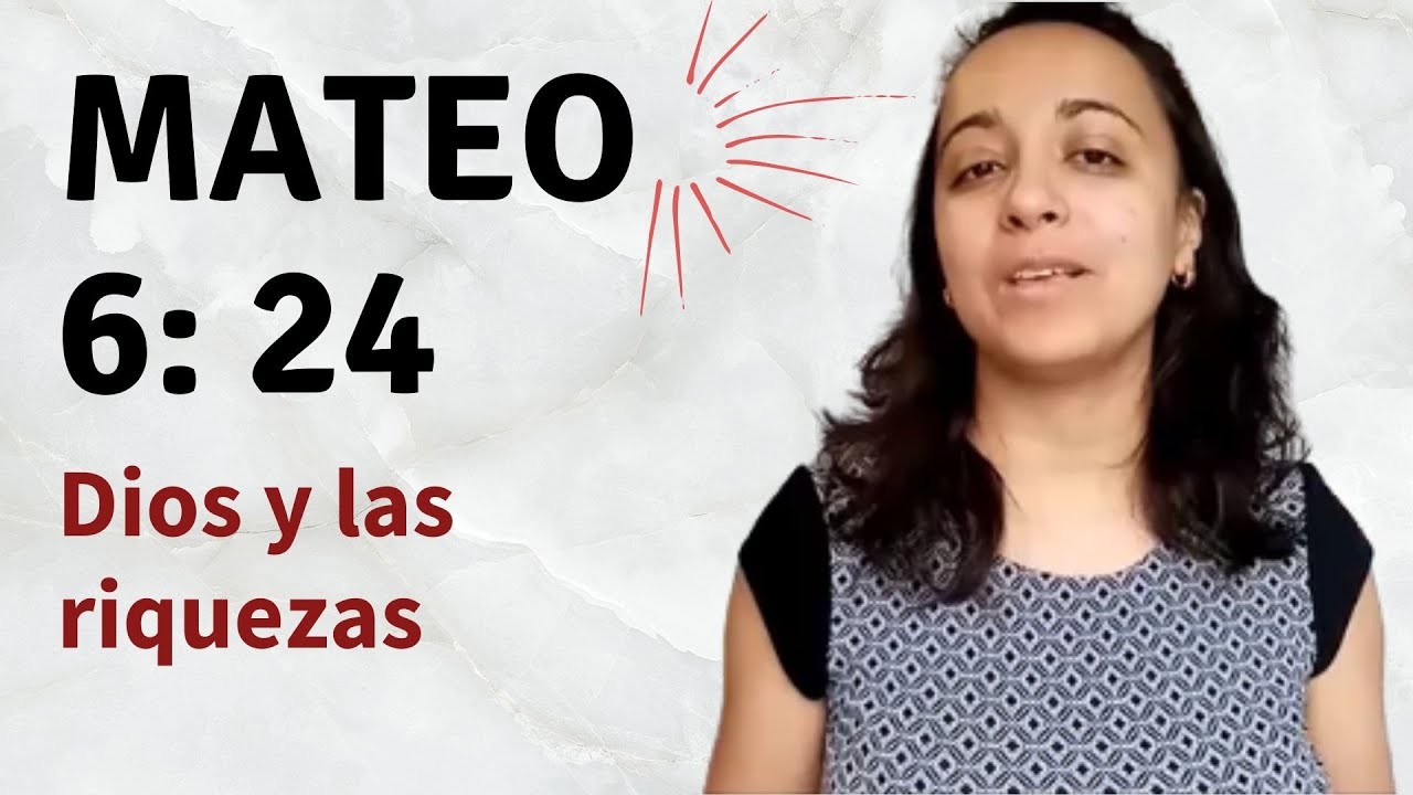 Mateo 6: 24 (Dios y las riquezas) explicación - Kateryna Karreras