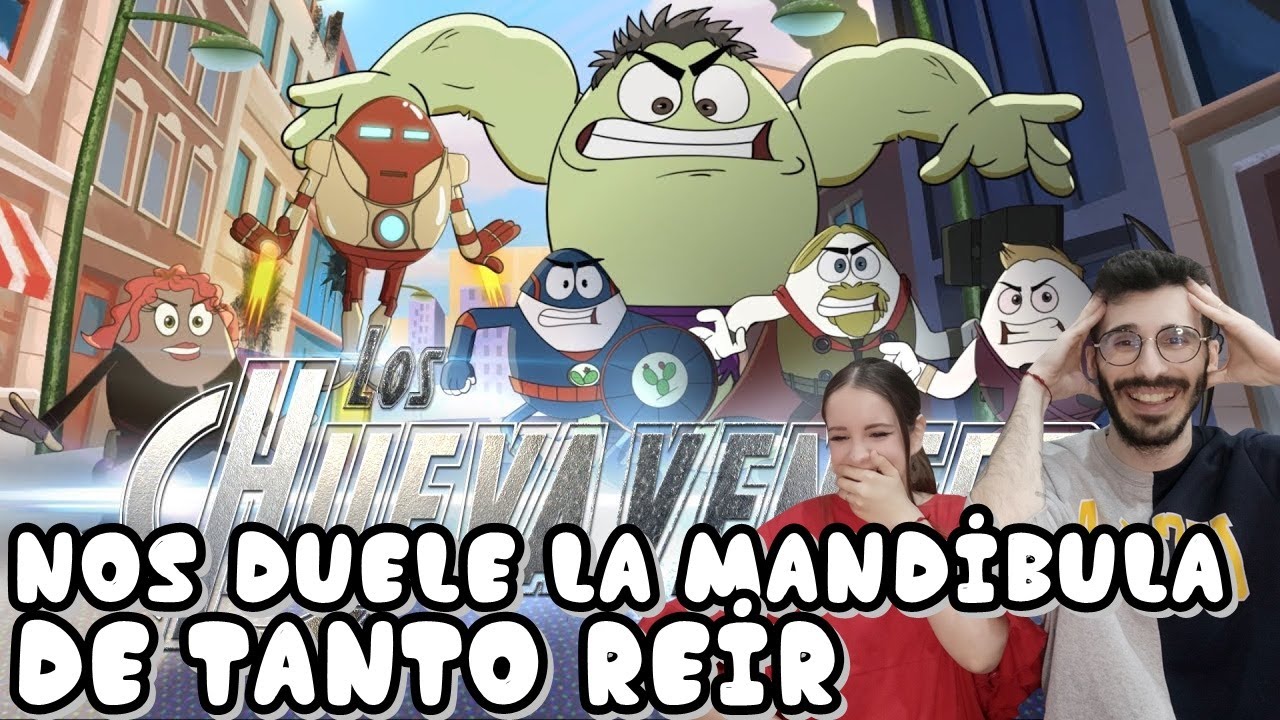 ESPAÑOLES REACCIONAN A LOS HUEVAVENGERS/HUEVOS CARTOON #DOBLAJES #ANIMACION
