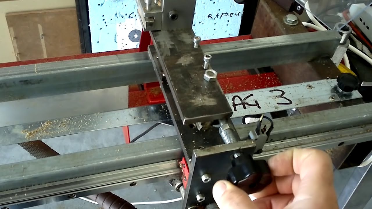 tornio con copiatore artigianale