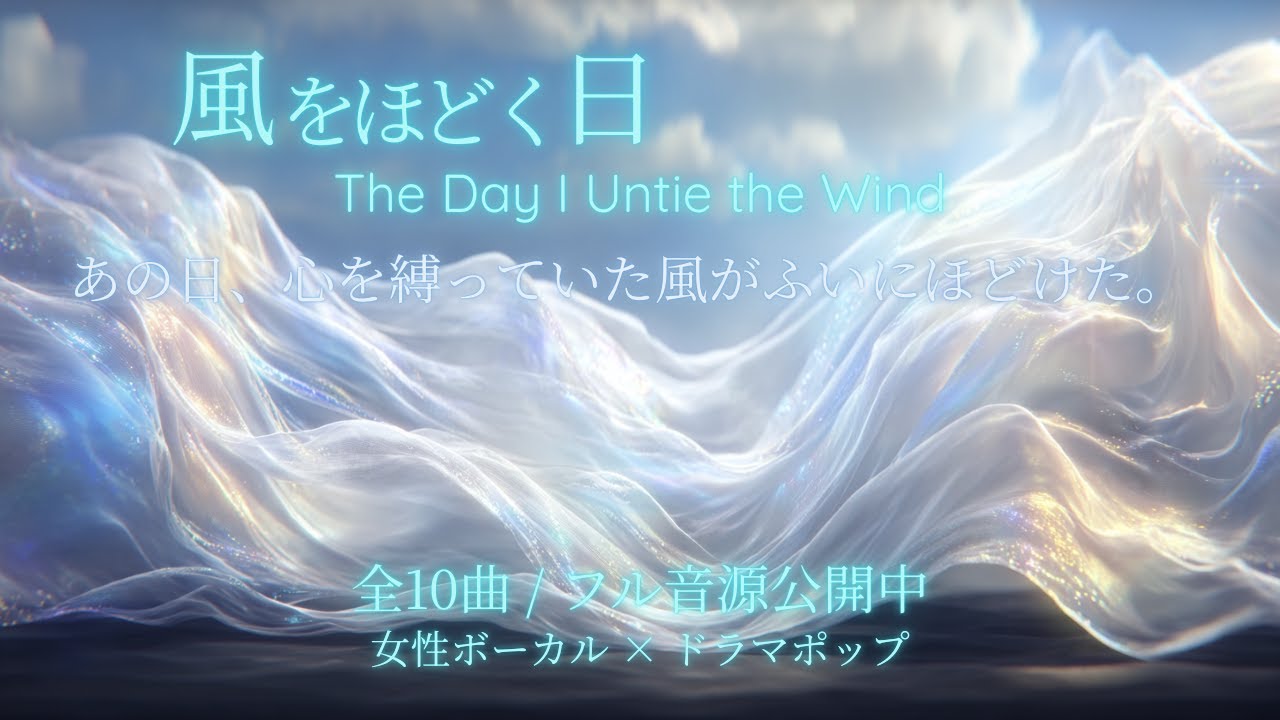 【アルバム】風をほどく日 – The Day I Untie the Wind｜全10曲・女性ボーカル【J-POP / ドリームポップ / ドラマ主題歌風】