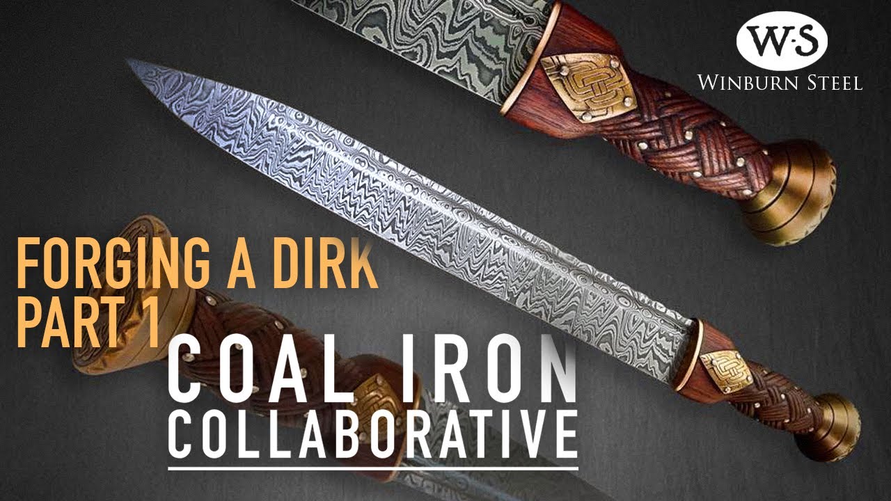 Forging a Damascus Dirk with Winburn Steel - Part 1