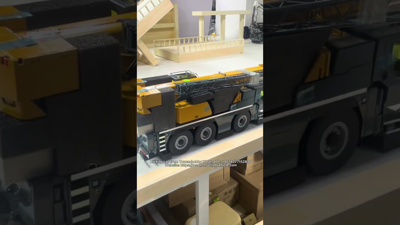 THE BRAND-NEW TOUCANHOBBY CUSTOM-PAINTED D1050 MOBILE CRANE HAS FINALLY ARRIVED!