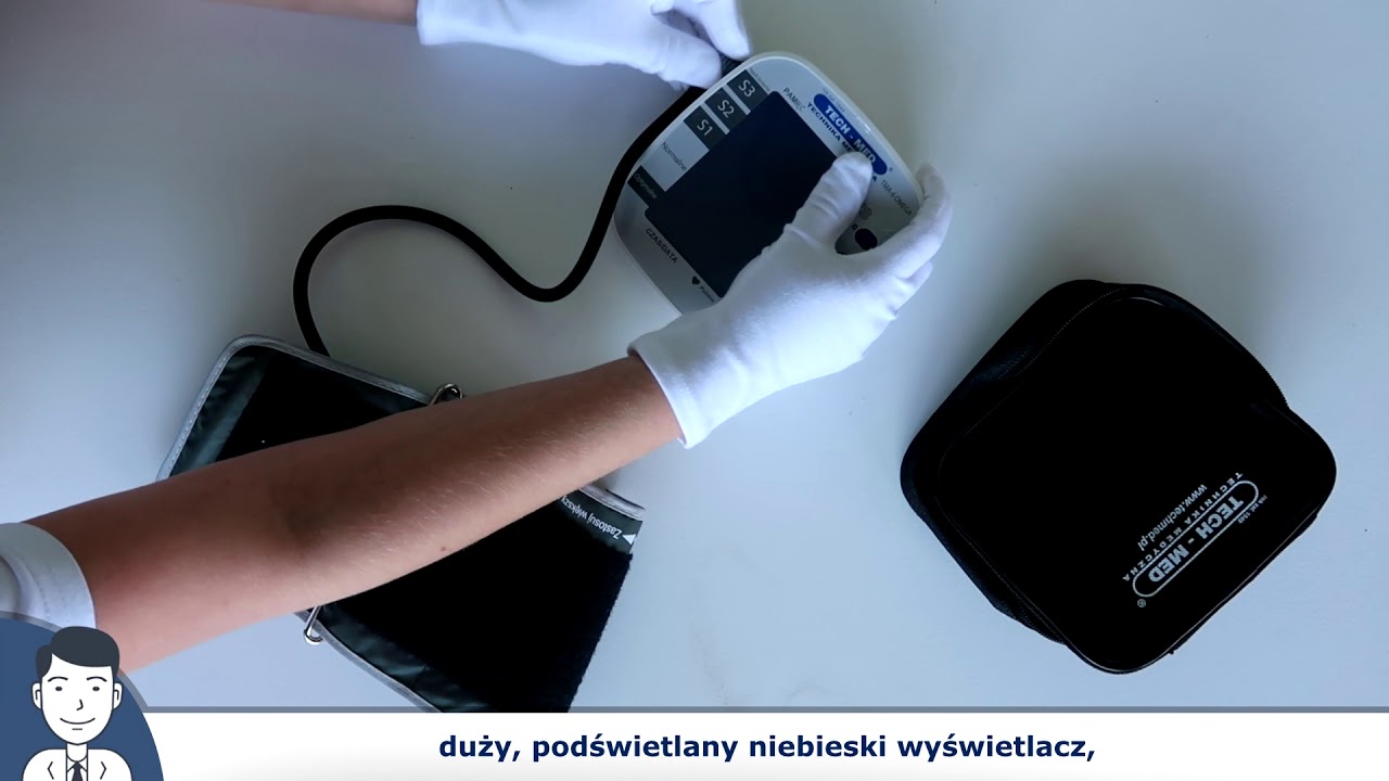 Ciśnieniomierz elektroniczny TECHMED TMA 6 OMEGA + zasilacz - Prezentacja produktu - Helpik24 pl